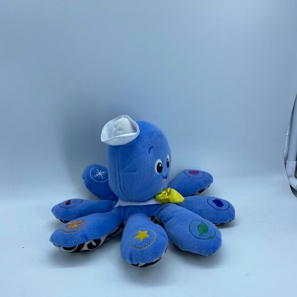 Baby Einstein Blue Octopus Plush Toy Ocean Animal 8” Musical Learning Toy WORKS - Picture 2 of 7